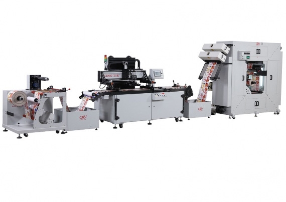Automatische Rolle zum Rollen Siebdruckmaschine