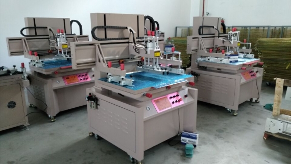 Halbautomatische Siebdruckmaschine 