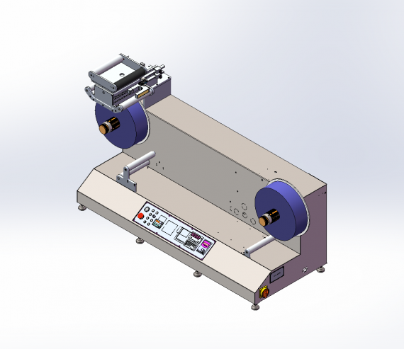 Kundenspezifischer Etikettenzähler für die Installation eines Laserdruckers 